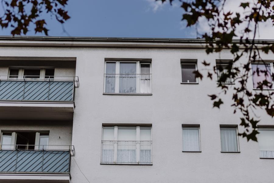 Fassade der Immobilien in Moabit Fassade der Immobilien in Moabit