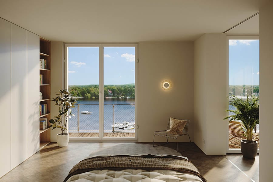Wasserblick aus dem Schlafzimmer von DAHME5 Wasserblick aus dem Schlafzimmer von DAHME5